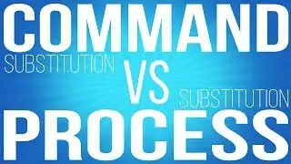 Command Substitution vs Process Substitution - What is the difference?