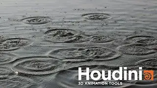 Houdini 20 - Ripple Solver #houdinitutorial #houdinifx