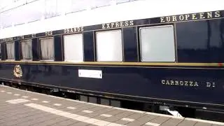 Aankomst Venice Simplon Orient Express Amsterdam Centraal 24-06-2021.