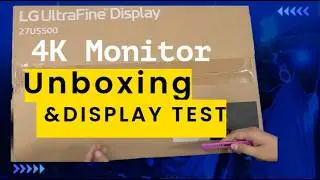LG UltraFine 27 inch 4K Monitor (27US500) Unboxing & Review