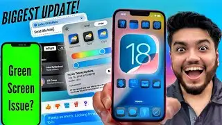 iOS 18 Update on iPhone 15🔥18+ New Features in Hindi🔥 Green screen issues in iOS 18?