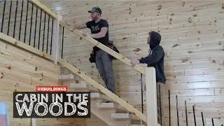 Cabin in the Woods 48: Installing Staircase Railings Part 2