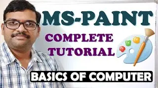 MS-PAINT COMPLETE TUTORIAL || PAINT TUTORIAL || MS PAINT APPLICATION