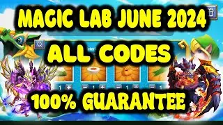 MAGIC LAB ALL CODES JUNE 2024 |  100% GUARNTEE  | CASTLE CLASH