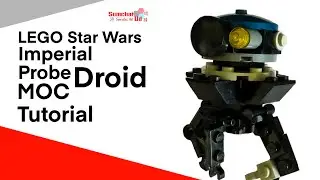 How To Make LEGO Star Wars Imperial Probe Droid MOC | LEGO MOC Tutorial | Somchai Ud