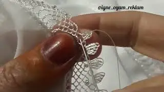 muhteşem bir iğne oyası baştan sona kadar Yapılış videosu sizlerle DOSTLAR 🎉
