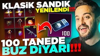 SONUNDA KLASİK SANDİK DEĞİŞTİ! 100 SANDIKTA BUZ DİYARI ALDIK! PUBG Mobile