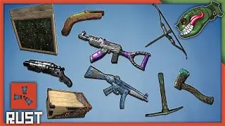 Rust Skins | Overgrown Tools, Pixel Eoka, Zebra AR, Skullkiller Mp5, Lightweight DBS 