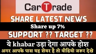 CarTrade Share Latest News | Cartrade Share News | Cartrade Share Price Target | Cartrade share I