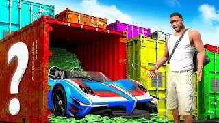 Opening MYSTERY CRATES from a CARGO SHIP in GTA 5! (Heist)