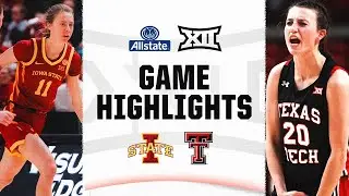 No. 24 Iowa State at Texas Tech | Big 12 Women's Basketball Highlights | January 17, 2024