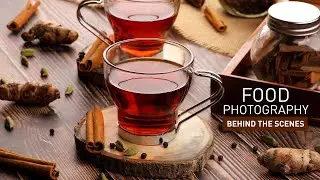 Food Photography - A simple lighting setup (Behind the scenes)