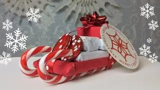 How To: Hand Made Candy Sleigh Christmas Gift!