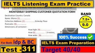 IELTS Listening Practice Test 2023 with Answers [Real Exam - 311 ]