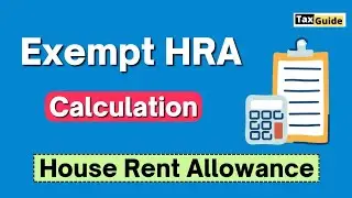 How to Calculate Exempt HRA formula | Calculation of HRA Exemption | HRA Exemption Calculation 24-25
