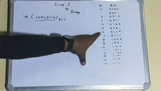 Excess 3 to Binary Code Conversion|How to Convert Excess 3 to Binary|Excess 3 to Binary Conversion