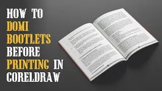 How To Domi Booklets Pages For Printing in CorelDraw | CorelDraw 2022