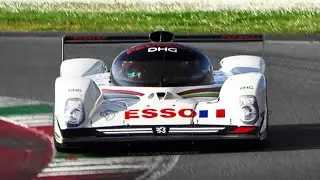 Peugeot 905 Evo 1 Bis Gr. C Pure V10 Sound racing at Mugello: Accelerations, Downshifts & Fly-Bys!