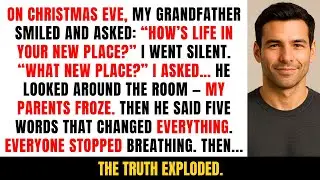 At Christmas Dinner, Grandpa Asked: “How’s the New Place?” I Froze. My Parents Turned Pale.