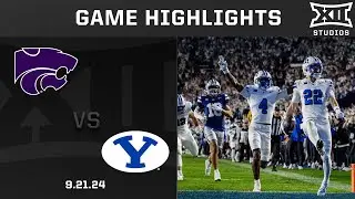 Kansas State vs. BYU Highlights | 2024 Big 12 Football
