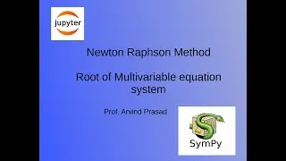 Newton Raphson Method, Multi Variable