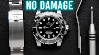 The SAFEST Way to REMOVE & INSTALL a Rolex Bracelet