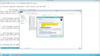 Install WAMP Server 3 on Windows server 2012 R2 - Step by step