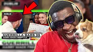 RAPPER REACTS TO | Fire Raps In Ireland | Harry Mack Guerrilla Bars 39 Dublin (REACTION)