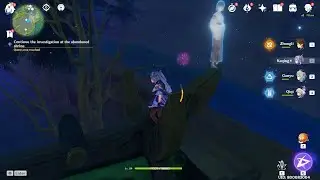 Location of Abandoned Shrine maiden Ghosts Inazuma Quest