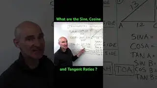What are the Sine, Cosine, & Tangent Ratios (SOH CAH TOA)