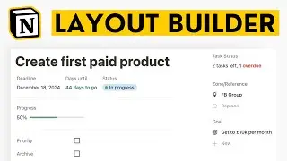 NEW! Notion Layout Builder: Everything You Need To Know