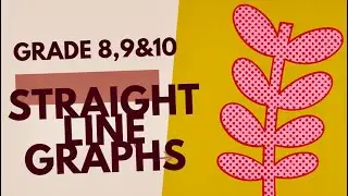 Grade 8, 9 and 10 Mathematics: Straight-Line Graphs (A summary of all types of exam questions)