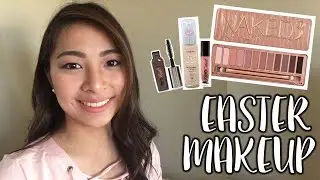 Rosy Easter Makeup Look | Naked 3 Palette ( Asian / Filipino Skin )