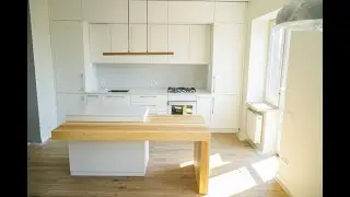 Кухня о которой мечтала хозяйка! Белая кухня! Кухня студия!