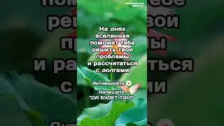 АКТИВИРУЙ ПОСЛАНИЕ! Ставь 👍 Пиши в комментариях "ПРИНИМАЮ!"