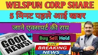 Welspun Corp share target! Welspun Corp share latest news today! Welspun Corp share news