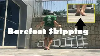 Barefoot Skipping - Have YOU Tried? Jumping Rope without Shoes plus Walking Barefoot