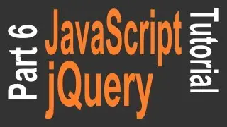 JavaScript & jQuery Tutorial for Beginners - 6 of 9 - jQuery CSS Manipulation