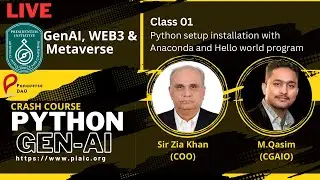 01 Class Modern Python Crash Course Installation setup and python hello world