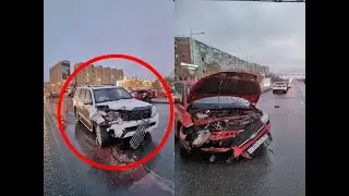Полное видео: погоня, ДТП, задержание, наручники, дерзит в адрес ДПС,  протокол, арест