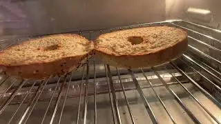 How to toast a Bagel in Nuwave Bravo Air Fryer Toaster Smart Oven