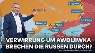 UKRAINE-KRIEG: Russen rücken bei Awdijiwka vor - Monstersturm trifft ausgelaugte Soldaten schwer