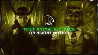 Ae Like Popular Text Animation Pack💨✨ | Ae Inspired Text Pack | Alight Motion Text AnimationTutorial