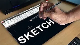 AUTOCAD SKETCH COMMAND | AUTOCAD FREE HAND SKETCHING