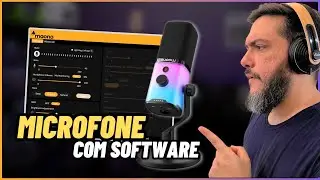 MICROFONE USB E XLR COM APP DE CONTROLE - Maono PD100x [RGB, Gameplay, Podcast, Gravações]