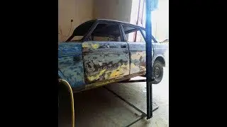Опрокидыватель для авто кузова, самодельный кантователь