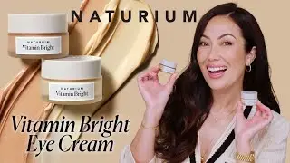 Brighten Dark Circles with NATURIUM Vitamin Bright Illuminating Eye Cream! | Susan Yara