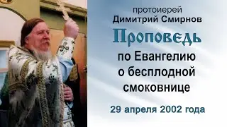 Проповедь по Евангелию о бесплодной смоковнице (2002.04.29)