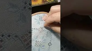 Заповнення ляхівкою серединки вирізування у формі квадрату
