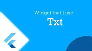 A Simplified Text Widget for Flutter Apps | Flutter Beginner Tips & Shortcuts 